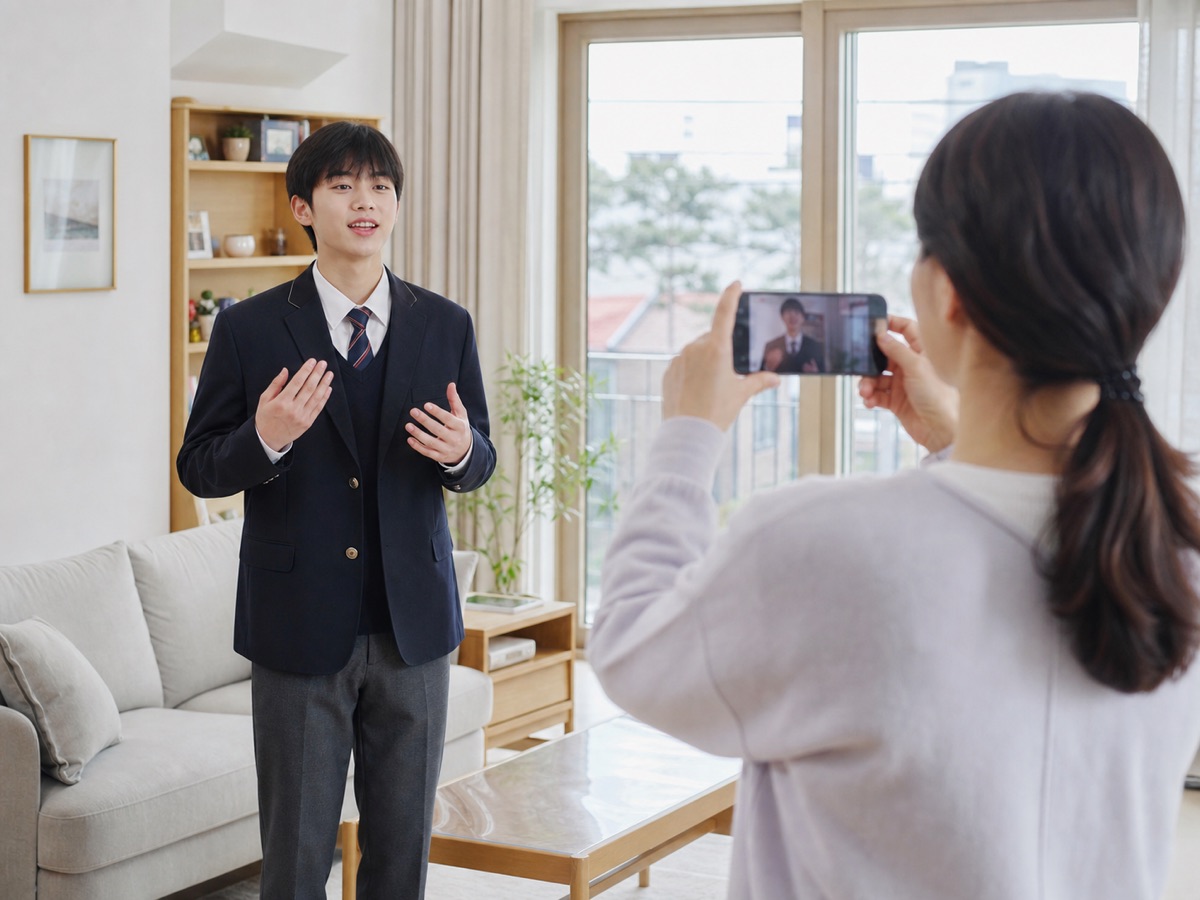 하이틴 모델·배우 모집 생활 장면